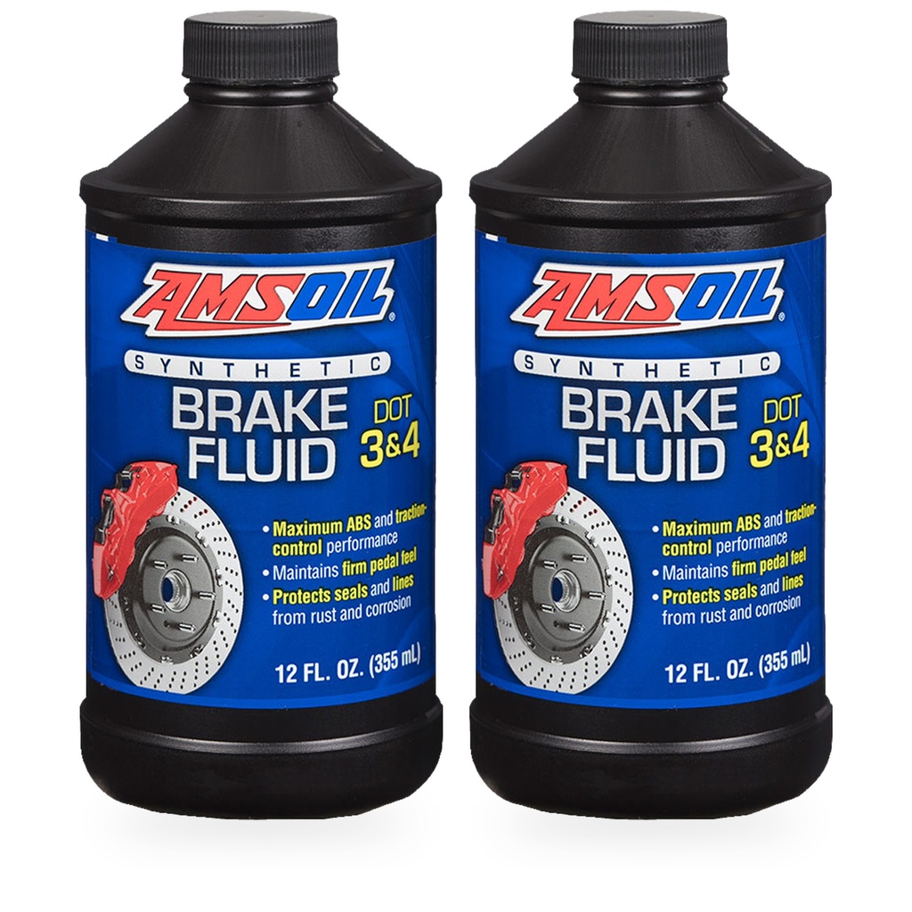 Kit 2 Liquidos De Frenos Amsoil Dot3 Dot4 Dot5.1 710 Ml