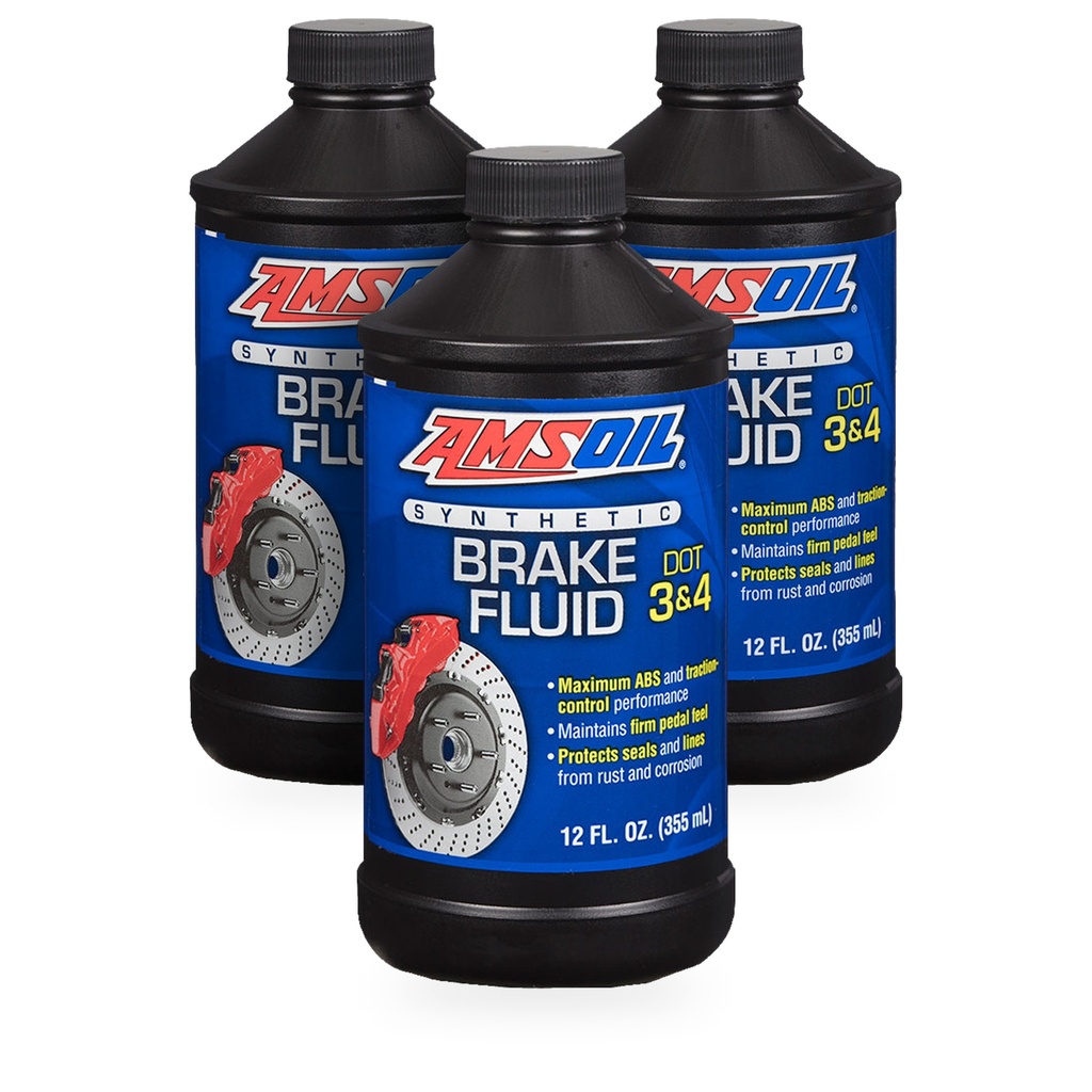 Kit 3 Liquidos De Frenos Amsoil Dot3 Dot4 Dot5.1 1 Litro