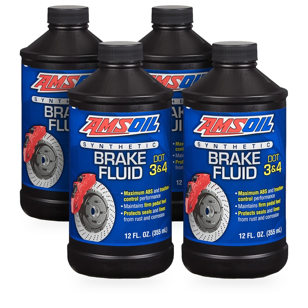 Kit 4 Liquidos De Frenos Amsoil Dot3 Dot4 Dot5.1 1 Litro