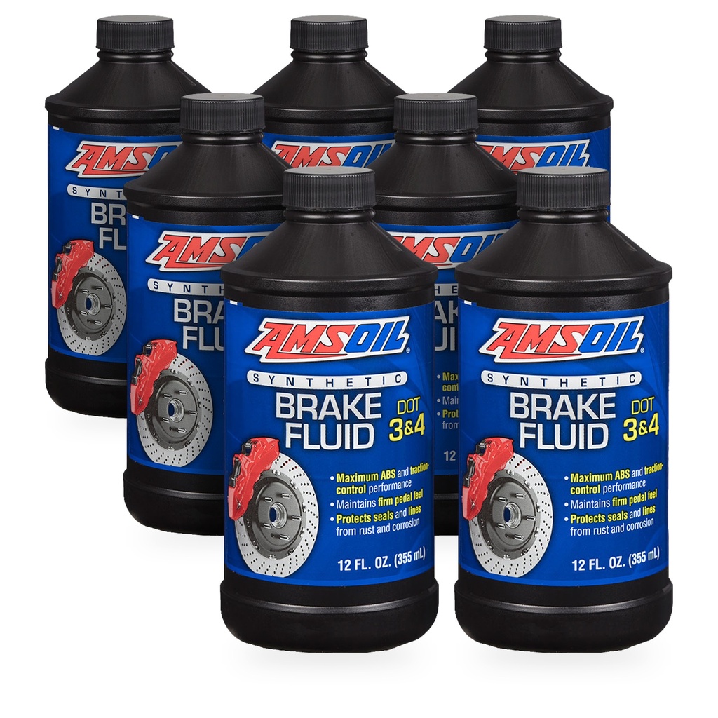 Kit 7 Liquidos De Frenos Amsoil Dot3 Dot4 Dot5.1 2 Litros