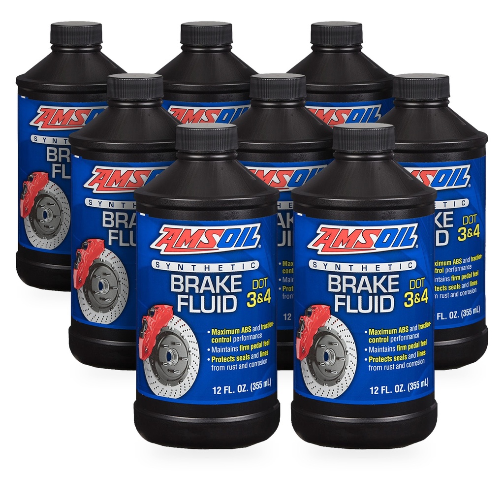 Kit 8 Liquidos De Frenos Amsoil Dot3 Dot4 Dot5.1 3 Litros