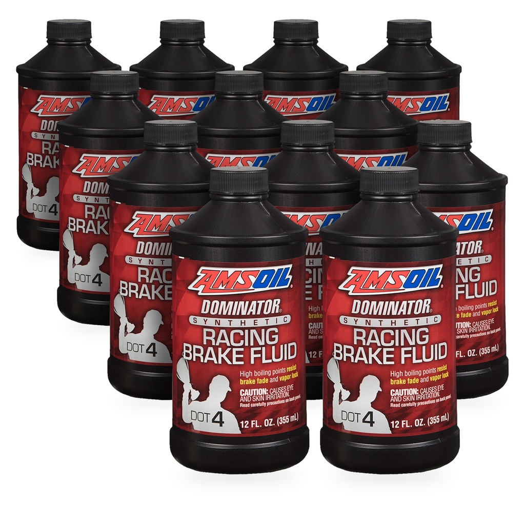 Kit 12 Liquidos De Frenos Dot4 Amsoil 4 Litros