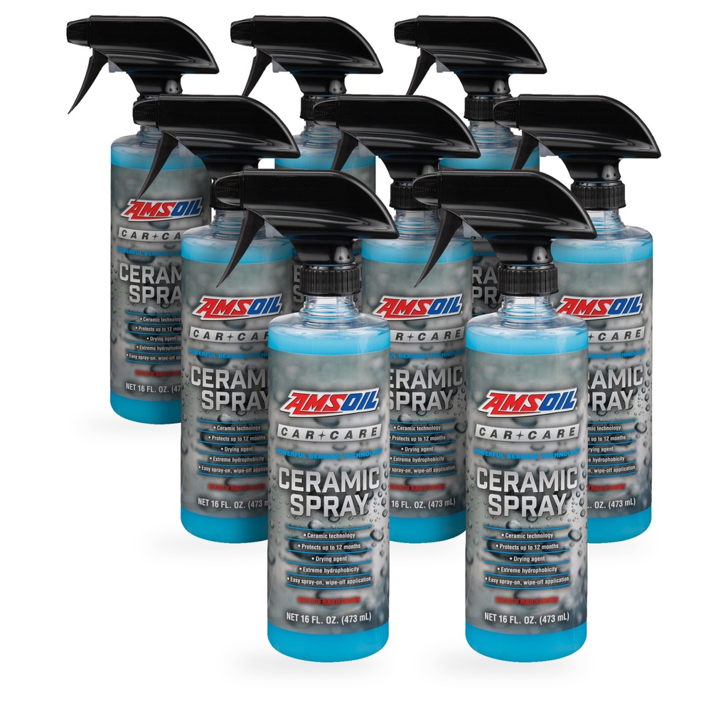 Kit 8 Ceras Ceramica Amsoil Hidrofobico 4 Litros