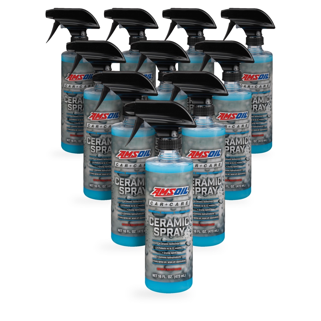 Kit 10 Ceras Ceramica Amsoil Hidrofobico 5 Litros