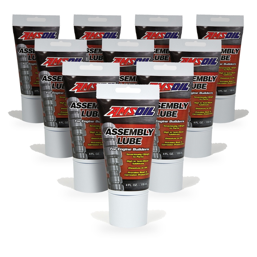 Kit 10 Lubricantes De Ensamble Amsoil Pistones 1 Litro