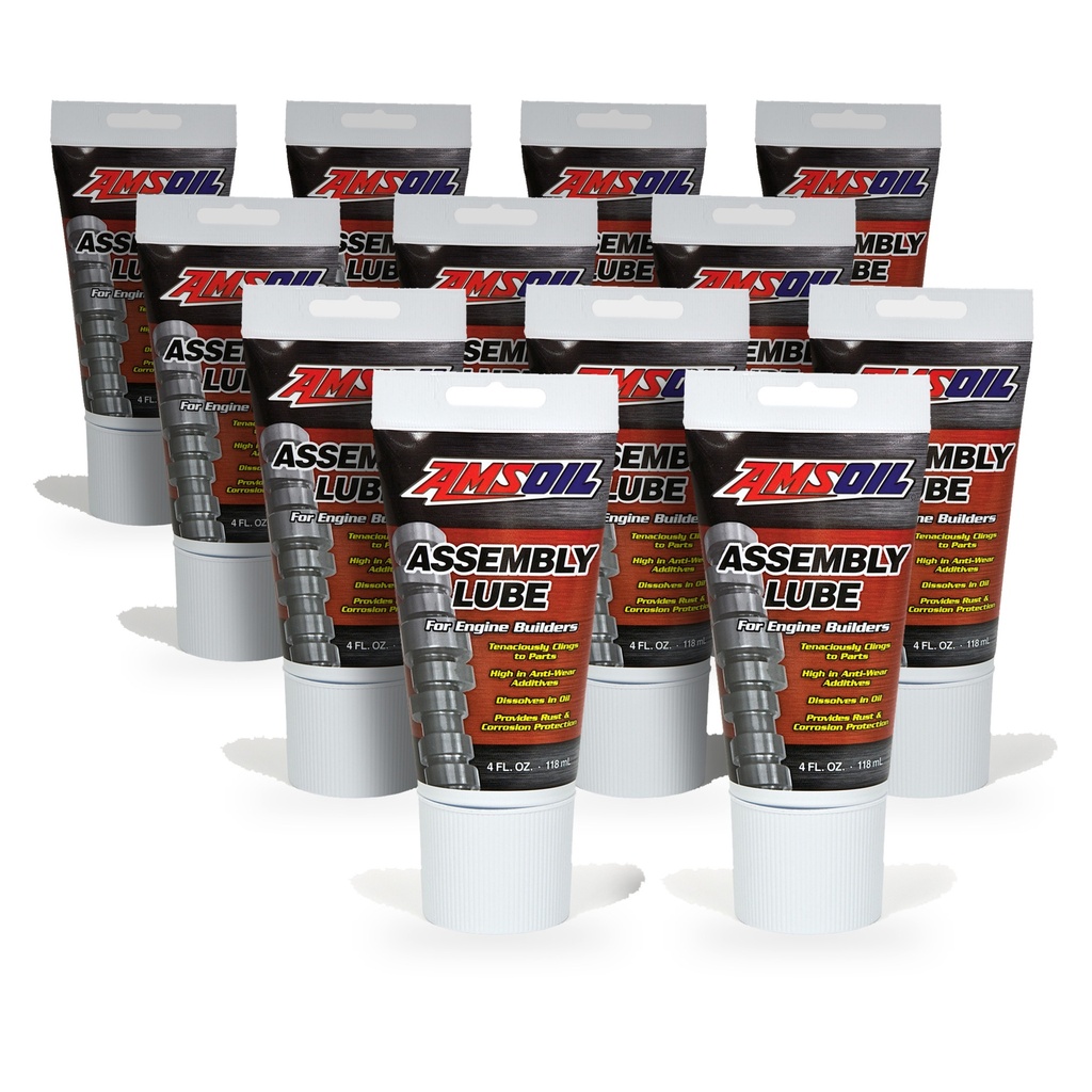 Kit 12 Lubricantes De Ensamble Amsoil Pistones 1 Litro
