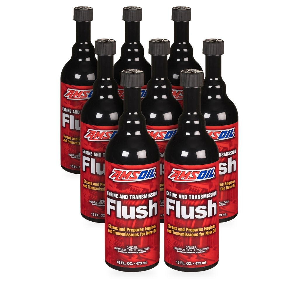Kit 8 Limpiadores De Motor Y Transmision Amsoil 4 Litros