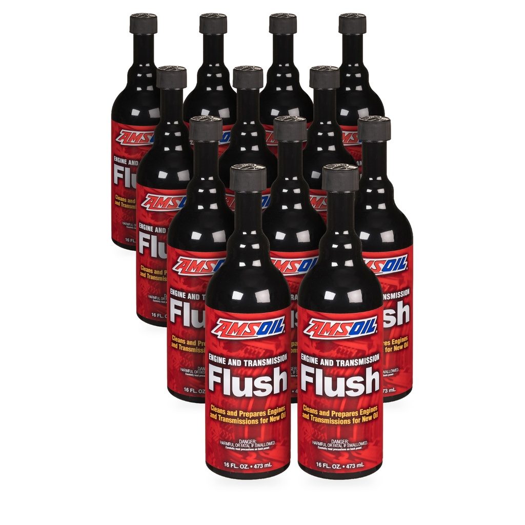 Kit 12 Limpiadores De Motor Y Transmision Amsoil 6 Litros