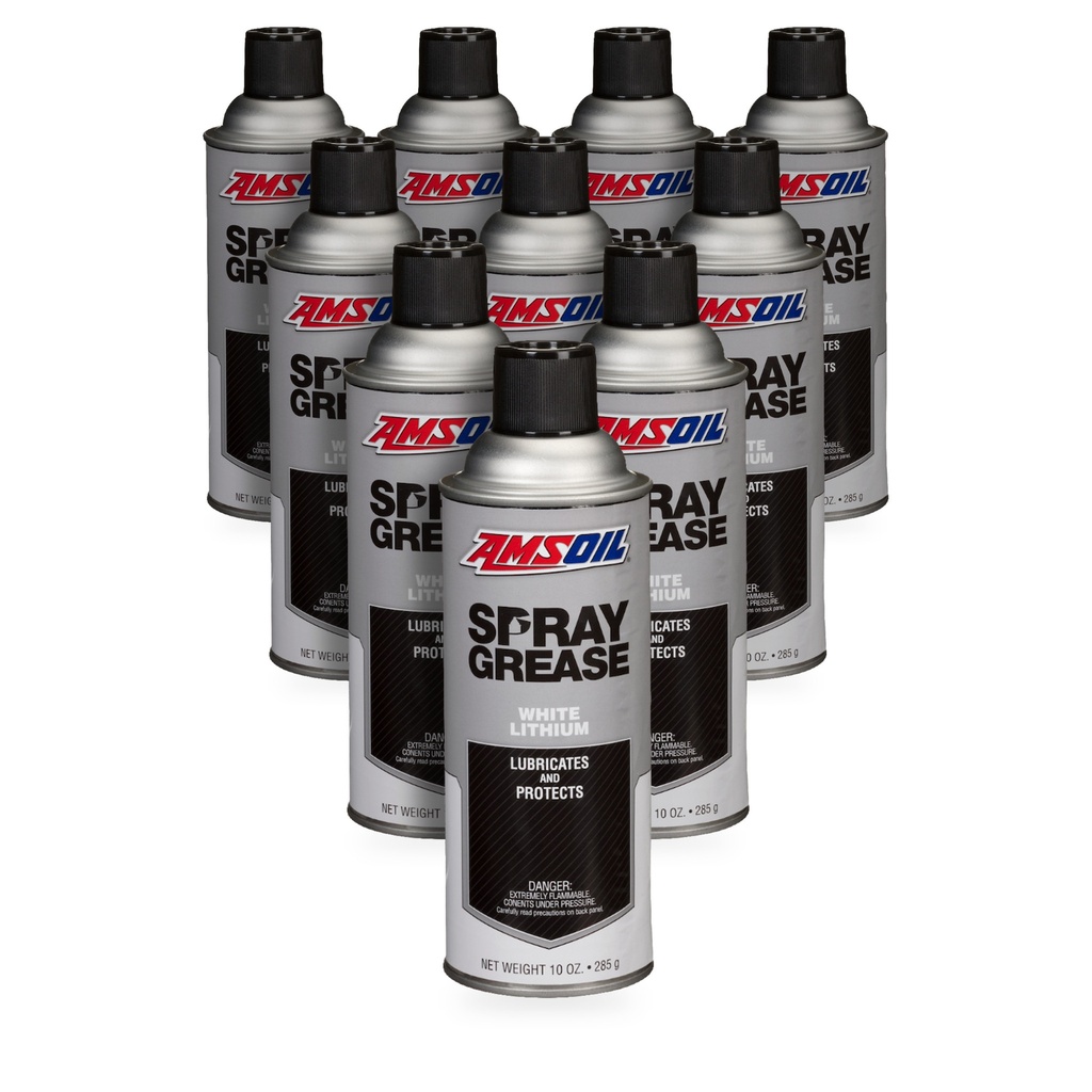 Kit 10 Piezas Grasas Blanca Multiusos Litio Amsoil
