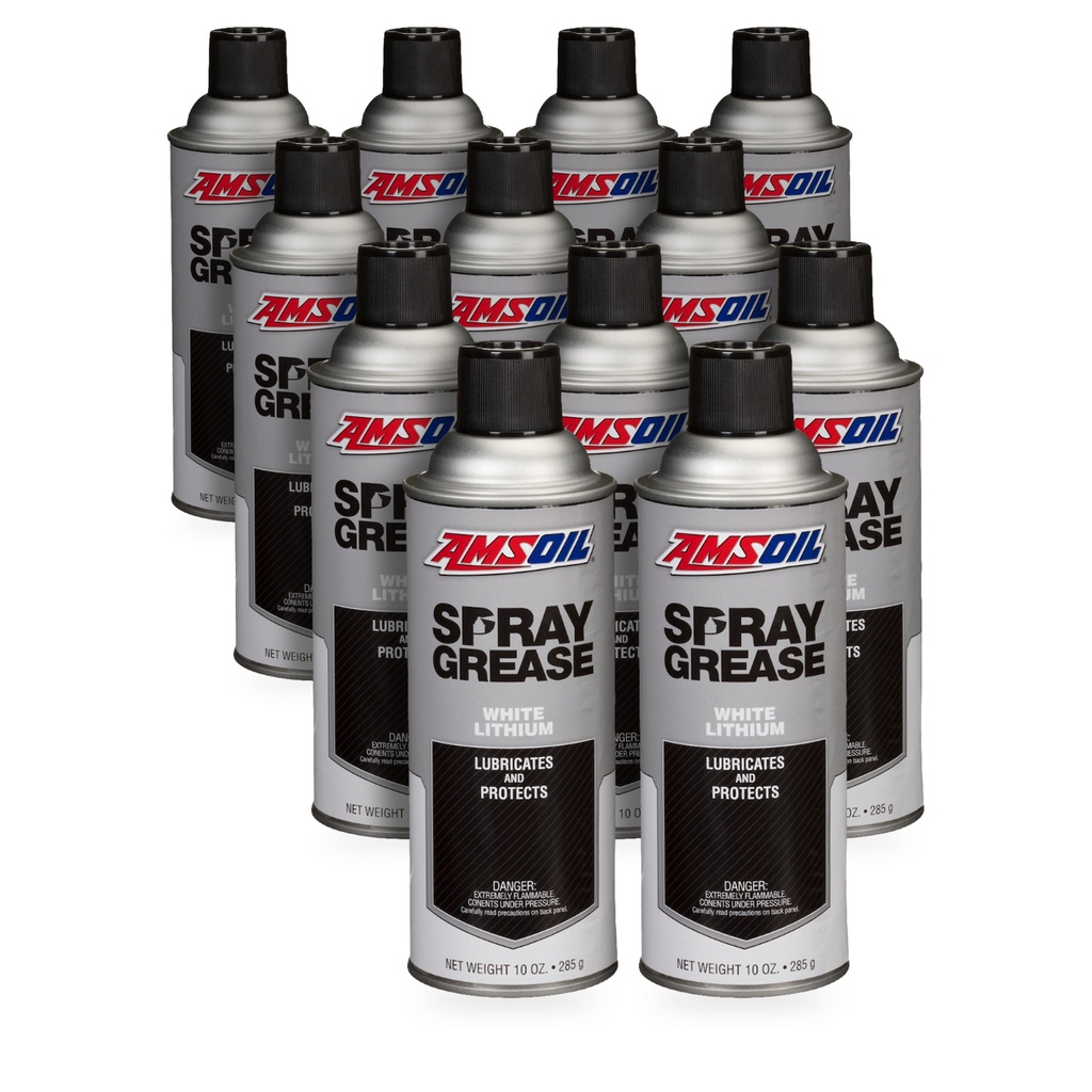 Kit 12 Piezas Grasas Blanca Multiusos Litio Amsoil