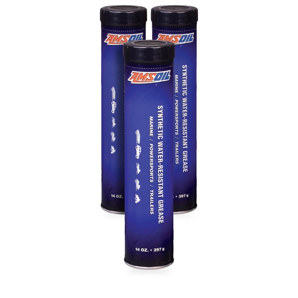 Kit 3 Grasas Sintetica Resistente Al Agua Amsoil Nlgi 2