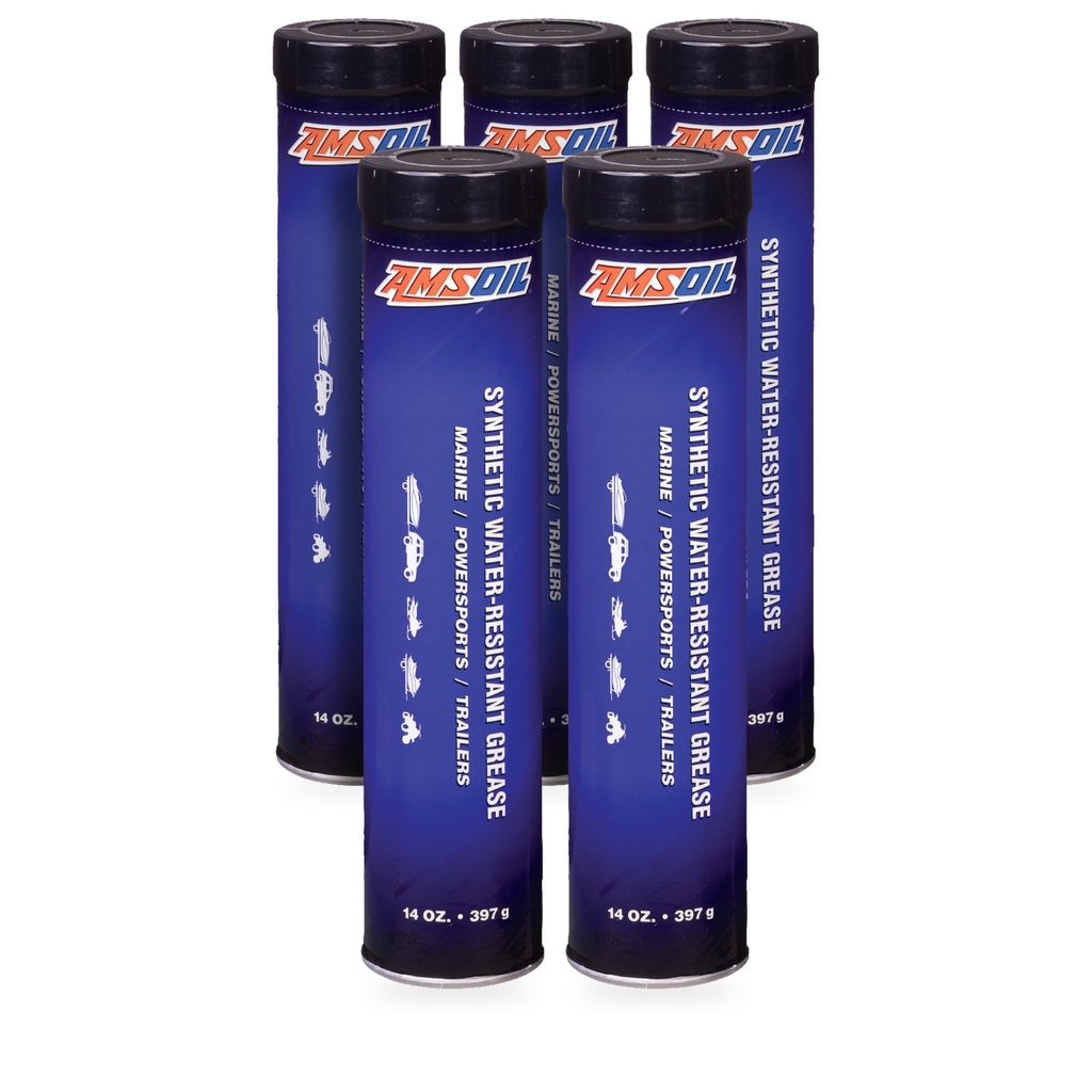 Kit 5 Grasas Sintetica Resistente Al Agua Amsoil Nlgi 2
