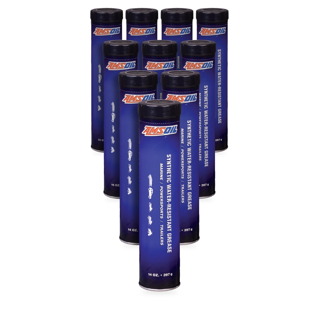 Kit 10 Grasas Sintetica Resistente Al Agua Amsoil Nlgi 2