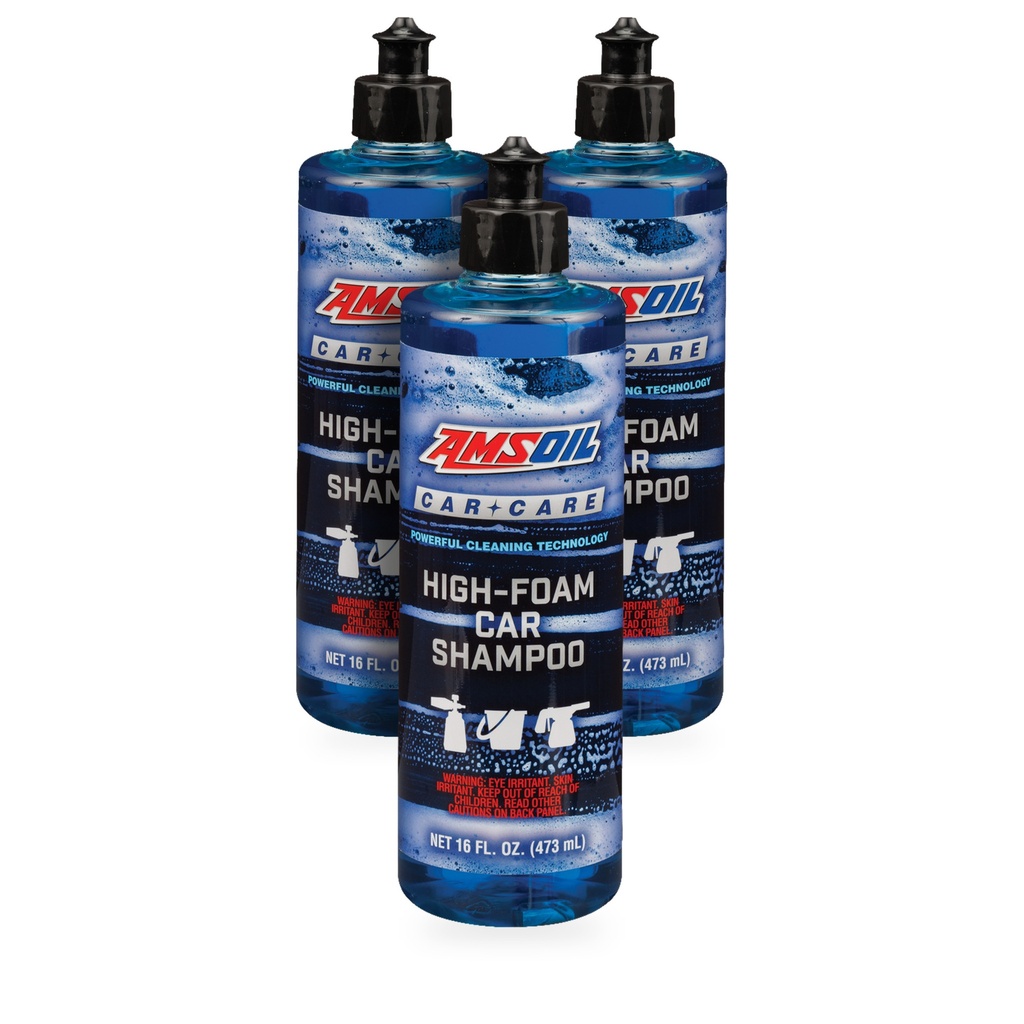 Kit 3 Shampoos Carroceria Alta Espuma Amsoil 1 Litro