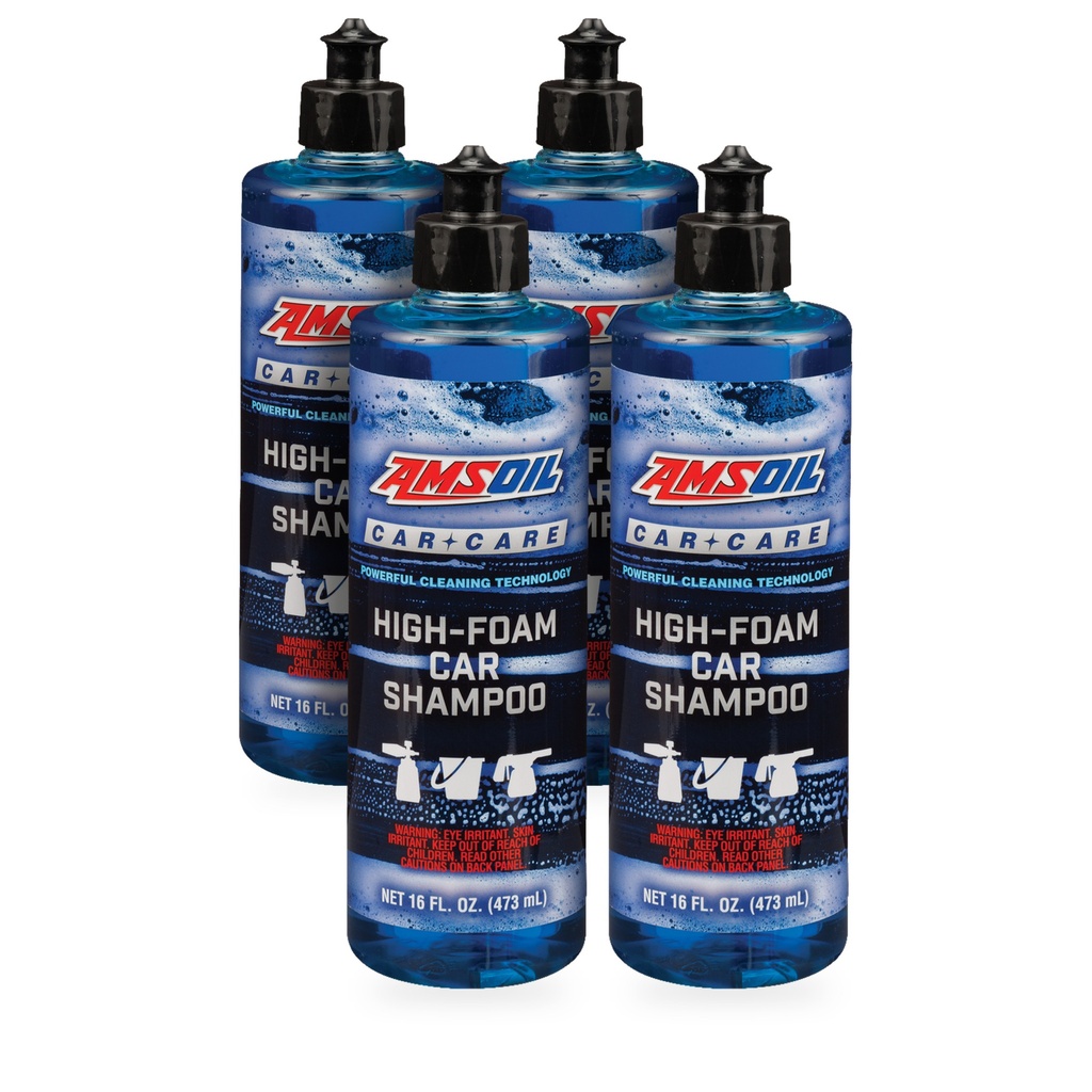Kit 4 Shampoos Carroceria Alta Espuma Amsoil 2 Litros