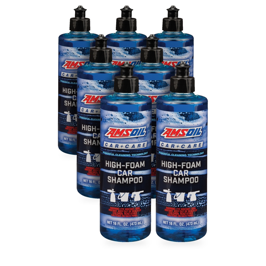 Kit 7 Shampoos Carroceria Alta Espuma Amsoil 3 Litros