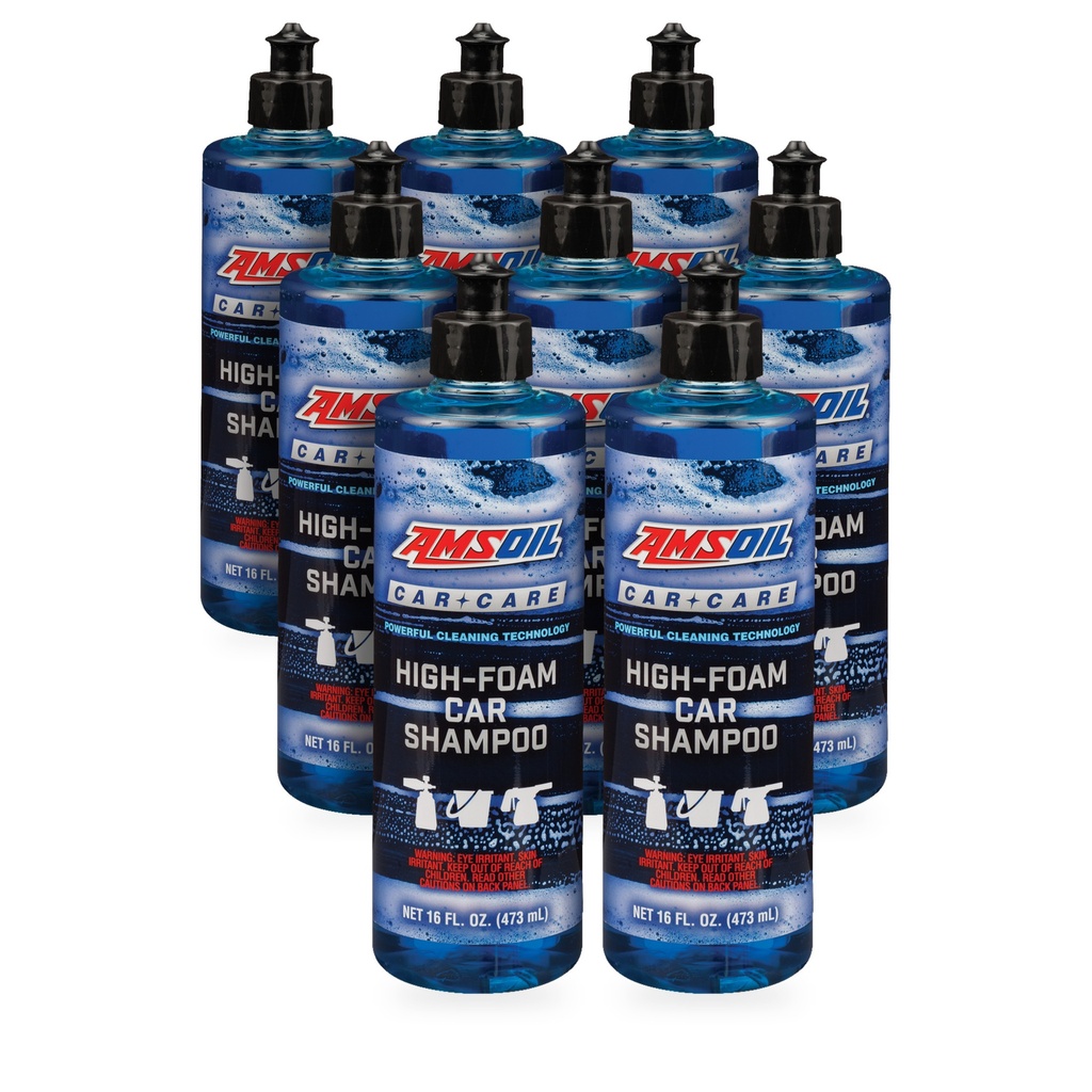 Kit 8 Shampoos Carroceria Alta Espuma Amsoil 4 Litros