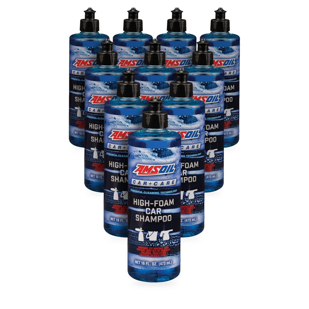 Kit 10 Shampoos Carroceria Alta Espuma Amsoil 5 Litros