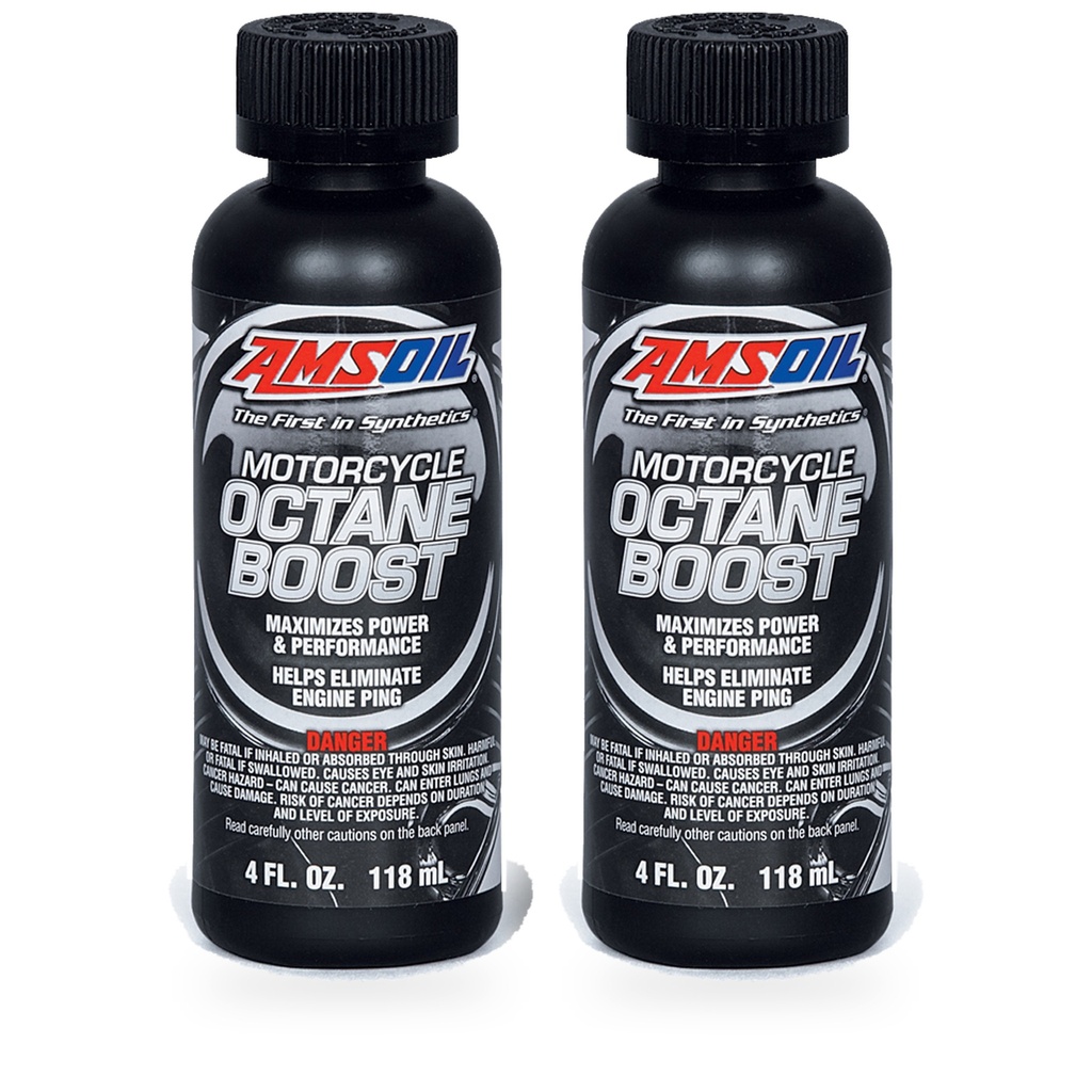 Kit 2 Aditivos Potenciador Octanaje Amsoil Moto +3 236 Ml