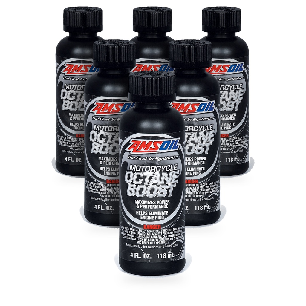Kit 6 Aditivos Potenciador Octanaje Amsoil Moto +3 708 Ml