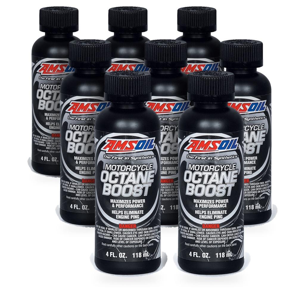 Kit 8 Aditivos Potenciador Octanaje Amsoil Moto +3 944 Ml
