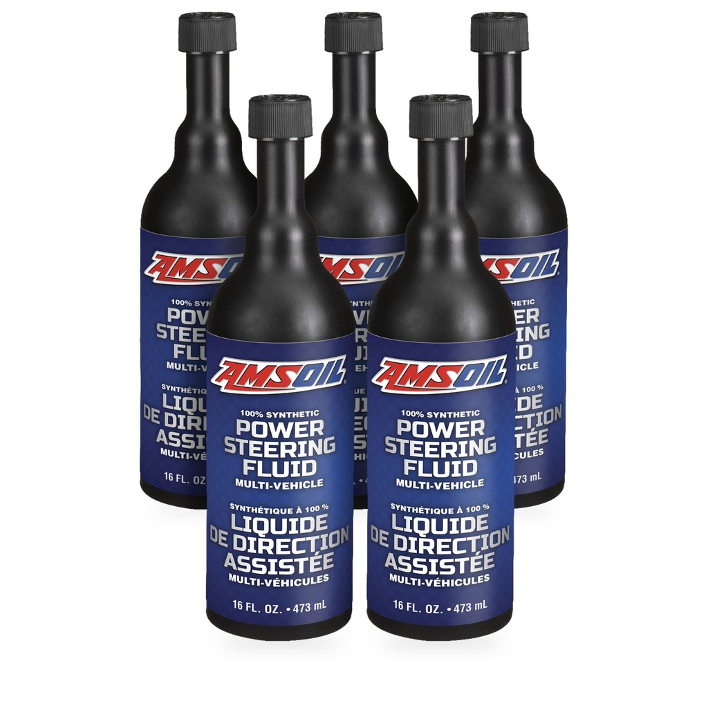 Kit 5 Piezas Aceites De Direccion Hidraulica Amsoil Fluido
