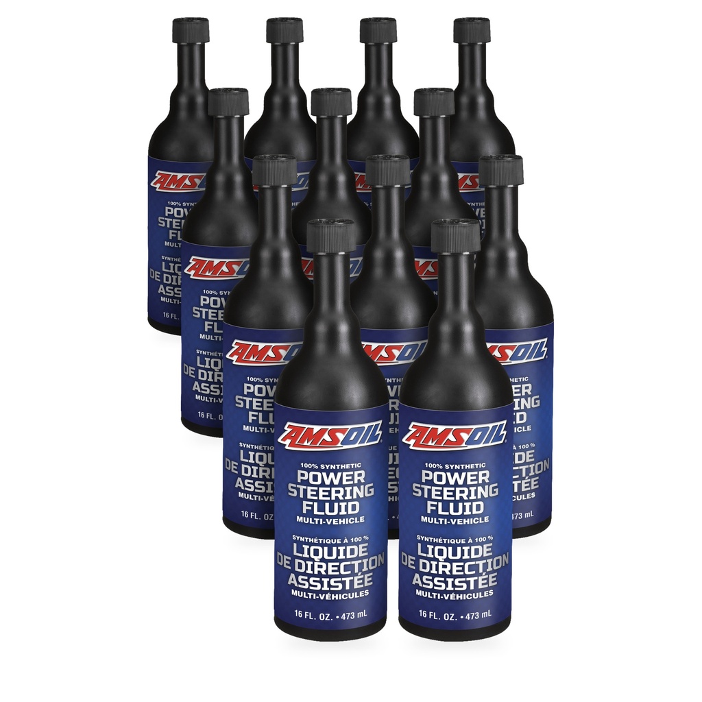 Kit 12 Piezas Aceites De Direccion Hidraulica Amsoil Fluido