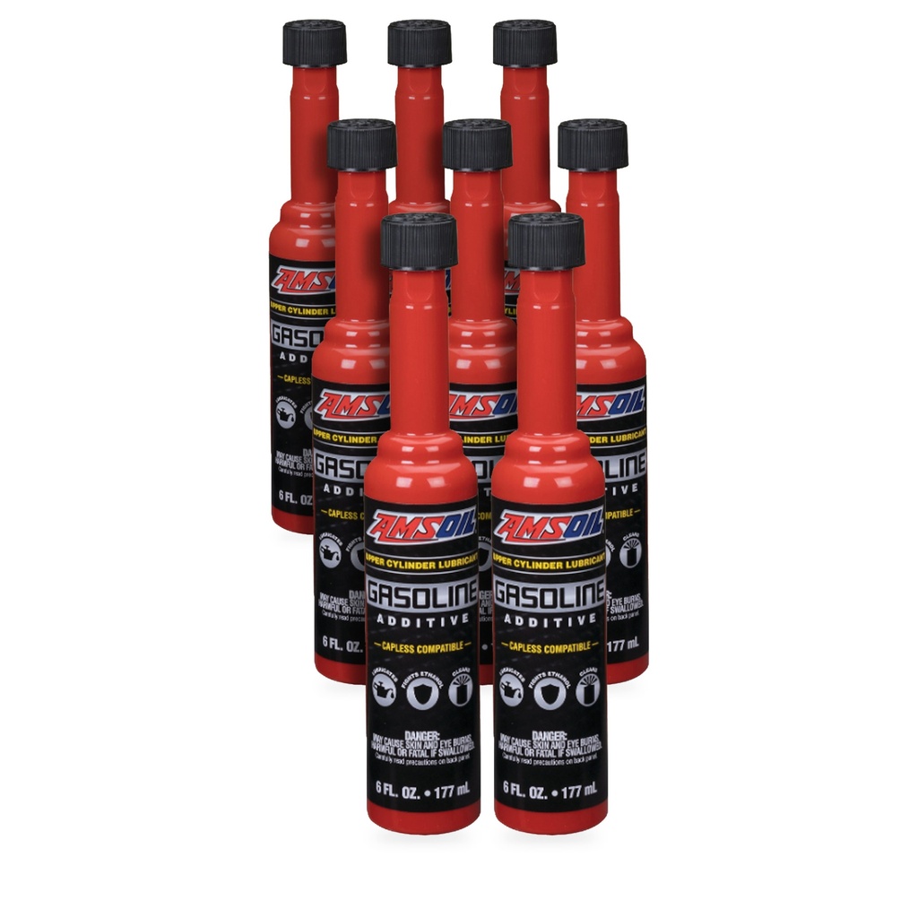 Kit 8 Aditivos Gasolina Amsoil Limpia 1 Litro