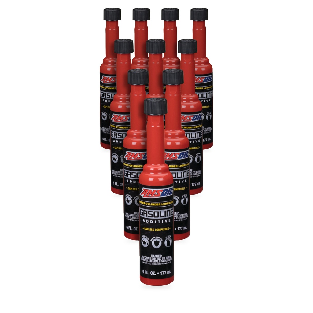 Kit 10 Aditivos Gasolina Amsoil Limpia 2 Litros